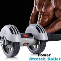 Roda Mecânica Para Exercício Abdominal Power Stretech Roller