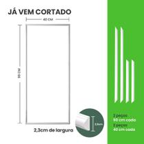 Roda Meio Boiserie Autocolante Kit Cortado 40x90 Modelo RM61 2,3cm