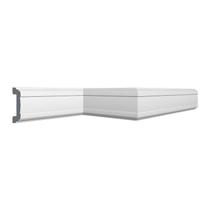 Roda Meio Perfil de Poliestireno Cw13 6 m - Branco Roda Meio Perfil de Poliestireno Cw13 6 m - Branco