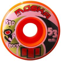 Roda Moska Rock 53mm 53D Laranja