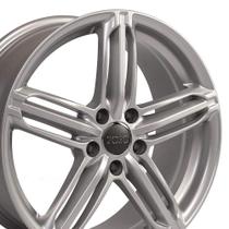 Roda OE Wheels AU12 18x20,3 cm 5x112 Prata Brilhante