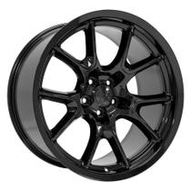 Roda OE Wheels DG21 20" 20x10 Preto Brilhante Réplica