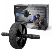 Roda Oversized Grande Ab Premium Exercício Treino Preto Aluí