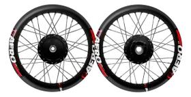 Roda Par Fan 125 2009 á 2018 Preto Fosco Viper Aero Cubo Preto Preto Roda Par Fan 125 2009 á 2018 Preto Fosco Viper Aero Cubo Preto Preto