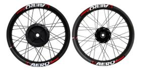 Roda Par Titan 150 Esd Alumínio Preto Viper Aero Cubo Preto Preto Roda Par Titan 150 Esd Alumínio Preto Viper Aero Cubo Preto Preto