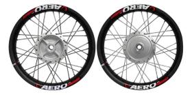 Roda Par Titan150 Alumínio Preto Fosco Viper Aero Raios Inox Preto Roda Par Titan150 Alumínio Preto Fosco Viper Aero Raios Inox Preto