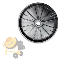 Roda Para Betoneira Plástica Menegotti 250/400L Prime 370MM 1 ou 2 Unidades Polipropileno Cor Preta Roda Para Betoneira Plástica Menegotti 250/400L Prime 370MM 1 ou 2 Unidades Polipropileno Cor Preta