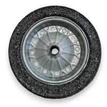 Roda para Carrinho com Bucha Metálica Pneu com Câmara ou Maciço EVA (sem rolamento) Roda para Carrinho com Bucha Metálica Pneu com Câmara ou Maciço EVA (sem rolamento)