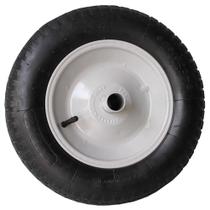 Roda para Carrinho de Mão Esfera Completa 3,25 x 8 Cinza
