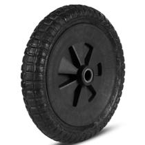 Roda para Carrinho de Mão Roma Maciça 325 x 65mm 1/2" 7035/0 - PINCEIS ROMA