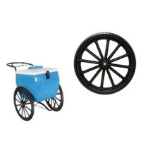 Roda para Carrinho de picolé Alcalay kit com 2 unidades RD 06