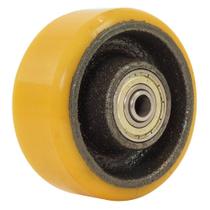 Roda para carrinho poliuretano com rolamento r 514 pe mf até 400 kgs Roda para carrinho poliuretano com rolamento r 514 pe mf até 400 kgs