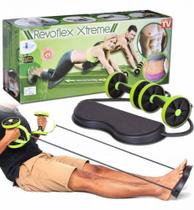 Roda Para Exercício Abdominal Elástico Revoflex Xtreme