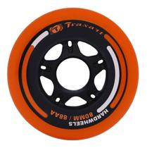 Roda para patins 80mm traxart cor laranja (jg c 4)