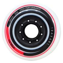 Roda para patins 80mm traxart volt cor branco (jg c 4)