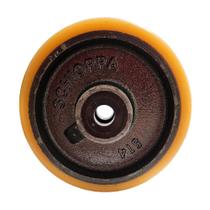 Roda para rodízio 514 ferro/poliuretano laranja - Schioppa Roda para rodízio 514 ferro/poliuretano laranja - Schioppa