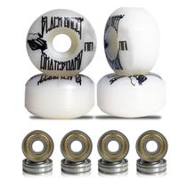 Roda para Skate Black Sheep 51mm Branca Dureza 90a com Rolamentos ABEC-5