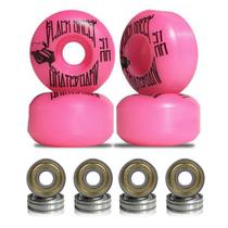 Roda para Skate Black Sheep 51mm Pink Dureza 90a com Rolamentos ABEC-5