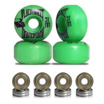 Roda para Skate Black Sheep 51mm Verde Dureza 90a com Rolamentos ABEC-5