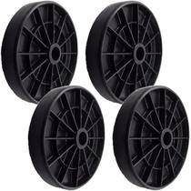 Roda plástica para betoneira csm 400 litros 01 traço e 01 traço super csm original 4 peças