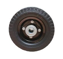 Roda Pneu Maciço 6x2 Rolamento Esfera Eixo 5 8 Preto