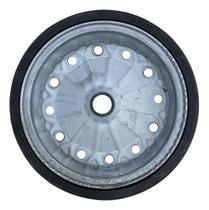 Roda Pneu Maciço com Eixo Par De Espaçadores De 1 Polegada