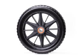 Roda Pneu Maciço Com Rolamento Alcalay kit com 2 unidades