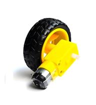 Roda Pneu Motor Redução DC 3 A 6v Robótica Arduino Carro Roda Pneu Motor Redução DC 3 A 6v Robótica Arduino Carro