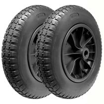 Roda Pneumática 2 Lonas 325-8 com Aro Plástico - Kit 2 unidades Roda Pneumática 2 Lonas 325-8 com Aro Plástico - Kit 2 unidades