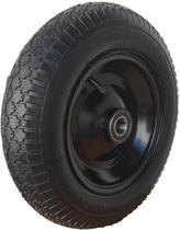 Roda Pneumatica 325x8 Rolamento Esf. 25mm para Carrinho Plataforma, Armazem - CP325X8PE - Ouro Negro