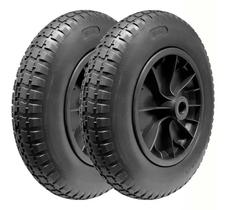 Roda Pneumática Ajax Furo Passante 2 Lonas 325-8 - Kit 3 Roda Pneumática Ajax Furo Passante 2 Lonas 325-8 - Kit 3