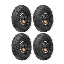 Roda Pneumática Ajax Furo Passante 2 Lonas 325-8 - Kit 4 Roda Pneumática Ajax Furo Passante 2 Lonas 325-8 - Kit 4