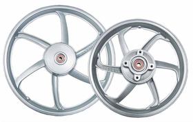 Roda Pop 100 a lona 6 Palitos Prata Fabreck Par Roda Pop 100 a lona 6 Palitos Prata Fabreck Par