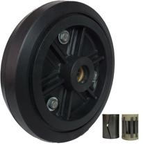 Roda PP. 8' Pneu De Borracha Rolete 7/8 p Carrinho de Carga - P8R78