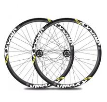 Roda Preto Vzan Vmaxx Aro 26 Montado Parede Dupla Dh Paredão Para Freio A Disco + Raios Finos Pretos + Cubos Aço 36F