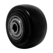 Roda pvc preto 1.5/8 pol 40kg p/ rodízio Roda pvc preto 1.5/8 pol 40kg p/ rodízio