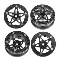 Roda RampCrab Beadlock de Fibra de Carbono 1,6" para RC Roda RampCrab Beadlock de Fibra de Carbono 1,6" para RC