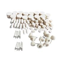 Roda Redonda De Polimento Em Feltro De Lã 120pc Com Haste De 3mm Para Acessórios De Ferramenta