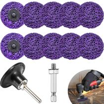 Roda removedora de ferrugem Strip Discs para furadeira de 3 polegadas, pacote com 10 Roda removedora de ferrugem Strip Discs para furadeira de 3 polegadas, pacote com 10