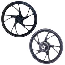 Roda Rodao Par Liga Leve Bros 150 ESD Pe De Galinha Preta