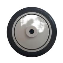 Roda Rodinha Para Carrinhos E Móveis Pvc R 614 Bpe Até 125 K