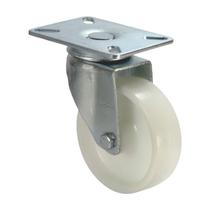 Roda rodízio giratório nylon inox 3 polegadas 75 mm 70kg