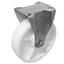 Roda Rodízio inox 8x2 fixa para Carreta Lancha Jet Até 800kg