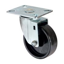 Roda rodízio polipropileno 3 polegadas 75mm giratório 60kg