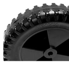 Roda Rodizio Preta Sustentável Pratica Funcional Maciça Alcalay