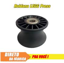 Roda Roldana Leg Press C/rolamentos P/tubo 2,5 Polegada