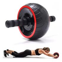 Roda Rolo Abdominal Larga Aparelho Exercício Fitness Roda Rolo Abdominal Larga Aparelho Exercício Fitness