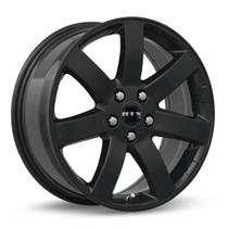 Roda RTX NAGANO 17x19 cm 45 Offset 5x114,3 Parafusos Preto Brilhante