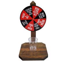 Roda Shot Roleta Jogo Tequila com Copo Incluso Roda Shot Roleta Jogo Tequila com Copo Incluso