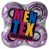 Roda skate profissional mentex lilas mescla/52mm 102a